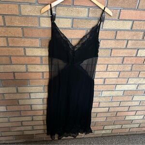 Zara Black Lace Midi Dress